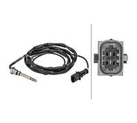 Sonde Température Gaz d’Échappement 2-Pôles HELLA 1.580 mm Pour OPEL SIGNUM