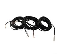 Sonde Température Numérique 5 Mètres Résistant Eau | Puce , tube acier , anticourt-circuit, lot de 3, câble 5 mètres