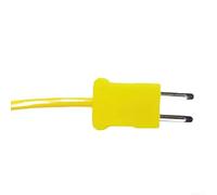 Sonde thermocouple compacte type K avec sonde à aiguille pour pénétration profonde dans les échantillons de nourriture dense et de gel (200 mm)