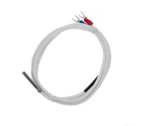 Sonde thermocouple de type K 4 mm de diamètre 30 mm de longueur en acier inoxydable avec câble 2 fils de 2 m évalué pour 0 à 800 degrés Celsius (3 mètres)