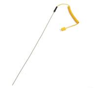 Sonde thermocouple de type K Contrôleur de température Thermomètre numérique -50 °C à 1200 °C Plage de 100 mm 300 mm 500 mm Longueur 500 mm
