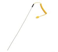 Sonde thermocouple de type K de -50 °C à 1200 °C, connecteur miniature à utiliser avec thermomètre numérique de type K (500 mm)