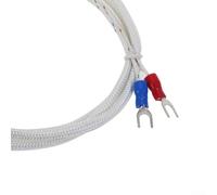 Sonde thermocouple de type K pour surveillance de la température, construction en acier inoxydable, pointe de détection de 4 mm x 30 mm, 0 à 800 degrés Celsius (5 mètres)