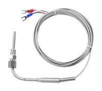 Sonde thermocouple EGT type K avec blindage en acier inoxydable et isolation en fibre de verre, pour gaz d'échappement moteur (4 m)