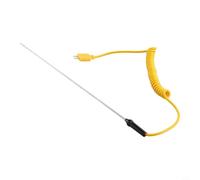 Sonde thermocouple K-Type pour contrôleurs numériques - Pointe en acier inoxydable, plage de -50 °C à 1200 °C, longueur 100 mm/300 mm/500 mm (300 mm)