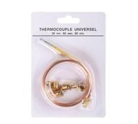 Sonde thermocouple M6 compatible avec brûleurs à gaz, cheminées, fours, plaques de cuisson à induction et équipements de chauffage (60 cm)