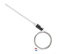 Sonde thermocouple PT100 de type K, 5 mm de diamètre, réponse rapide pour le chauffage de machines-outils, contrôle d'équipement de chaudière en plastique (fil de type K1 m)