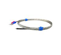 Sonde thermocouple, thermocouple à bille de type K, capteur à bille exposée soudable, fil nu industriel 0-600 °C(K-5m)
