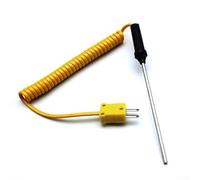 Sonde thermocouple TP10 en acier inoxydable pour instruments de type K utilisés dans la mesure de liquide à haute température (500 mm)