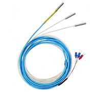 Sonde thermocouple VaneAims de petite taille 30 mm, type KJ PT100 0-600 °C, 0,5/1/3/2 m, fil tressé blindé for contrôleur de température(K Type 0.5m)