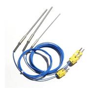 Sonde WRNK-191 blindée de 1,5 m, câble thermocouple de type K, capteur de température de 0 à 1100 degrés, sonde de température flexible, 1 unité (test 1 x 50 mm)