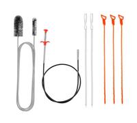 Sondeng Lot de 7 furet deboucheur canalisation Professionne deboucheur canalisation Déboucheur de canalisations élimine les bouchons de cheveux pour salle de bain cuisine trou de vidange toilettes