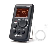 Sondery metronome electronique rechargeable de Guitare Piano Batterie, Option de comptage vocal et 3 types de sons numériques