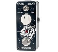 Sondery Overdrive Pédale d'effet de Guitare, Tube Overdrive Valve Combo Amplificateur Sonore - True Bypass, 2 Modes de Boost et Normal, Design artistique