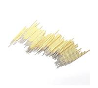 Sondes de test à ressort Lot de 100 broches de test à ressort à tête ronde droite PL75-J1, diamètre extérieur 1,02 mm, longueur 33,35 mm, utilisées for les tests de circuits imprimés