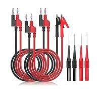 Sondes de test électriques robustes de 4 mm, connecteurs flexibles, isolés, stables sous des températures et pressions extrêmes, test électrique multifonction