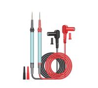 Sondes de test isolées en caoutchouc robuste avec raccords globaux de 4 mm, indice 1000 V, excellentes pour les équipements industriels, test de structure électrique, multimètre plaqué or, conseils