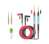 Sondes professionnelles évaluées 1000 V avec sondes en acier interchangeables - Multimètre flexible en silicone pour évaluation électronique - Clients multimètres avec conseils plaqués or