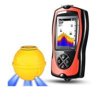 Sondeur de pêche sans Fil Rechargeable, capteur Profondeur d'eau 45 m, échosondeur Portable Kayak/Bateau/Glace