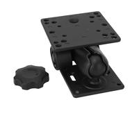Sondeur de Poisson à Double Boule, Support de Base de Forage Multi-Angle Robuste pour Tablettes, Téléphones Portables, Sondeur de Pêche, Boule de Taille C de 1,5 Pouces, Antivol pour Les