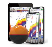 Sondeur de Profondeur sans Fil F68, échosondeur, Sonar à Double fréquence, transducteur d'alarme, sondeur Poissons Kayak/Bateau/Glace