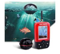 Sondeur de Profondeur sans Fil Portable for détecteur Poissons, Alarme, échosondeur for océan, rivière, lac Kayak/Bateau/Glace