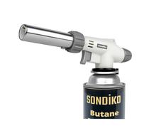 Sondiko Chalumeau à souder avec flamme réglable S516, Chalumeaux de Brasage, chalumeau rechargeable, butane à gaz pour bricolage, soudure(butane non inclus)