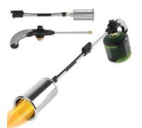 Sondiko Grand brûleur de mauvaises herbes, brûleur à gaz, appareil de désherbage, brûleur de mauvaises herbes au propane amovible pour jardin, allée, glace(cartouche de gaz non comprise)