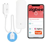 Sone Smart One Détecteur de Fuite d’Eau ZigBee 3.0 Tuya, sonde Filaire | Alerte mobile, historique des événements, 2 piles AAA, câble de 93 cm
