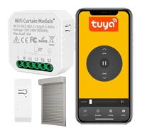 Sone Smart One Module Volet Roulant Connecté WiFi - Tuya Smart Life - 10A Encastrable avec Neutre - Pour Moteur Filaire 230V (Non Radio) - Commande Alexa Google Home