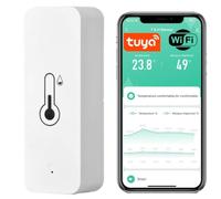 Sone Smart One Thermomètre WiFi Hygromètre Blanc Tuya 2xAAA | sans passerelle, historique, export xlsx, alertes, 2.4ghz