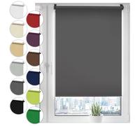 Sonello Store occultant Klemmfix sans percage55cm x 100cm Gris, Store Enrouleur Opaque pour fenêtres et Portes, Fixation avec ou sans perçage, Kit de Montage Inclus, Protection Solaire