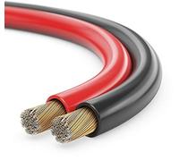 sonero® 10 mètres 2x1.50mm² CCA câble de Haut-Parleur/câble d'enceinte, Couleur: Rouge/Noir