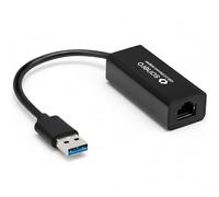 Sonero Adaptateur réseau USB 3.0, Adaptateur Ethernet USB-A vers RJ45, 1000 Mbps, Contacts plaqués Or, Compatible avec Ordinateurs Portables et MacBook, Noir, 0,20 m
