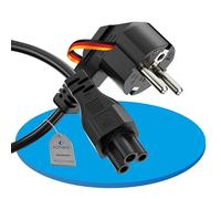 Sonero® Câble d'alimentation européen pour appareils électroménagers - Fiche de Protection vers IEC Femelle C5-1 m - Noir