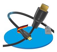 Sonero® câble Premium High Speed Micro HDMI vers HDMI 4K, fiche Micro HDMI D vers fiche HDMI A, contacts plaqués Or, double blindage, 1.50m