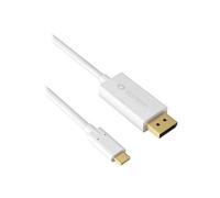 Sonero - Câble vidéo/audio - 24 pin USB-C mâle pour HDMI mâle - 1.5 m - double blindage - blanc - rond, support 4K