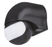 sonero IMS011 Détecteur de mouvement infrarouge - montage intérieur/extérieur, classe de protection : IP44, 180° / champ de travail 12m, noir (1 pièce)