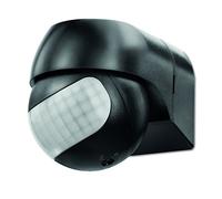 Sonero IMS081 Détecteur de Mouvement Infrarouge - Montage Intérieur / Extérieur, Orientable, Indice de Protection: IP44, Champ de Travail 180 ° / 12M, Noir (1 Pièce)