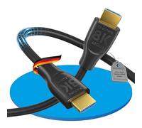 sonero PHC110-020 Câble HDMI Ultra Haute Vitesse 8K avec Ethernet, connecteur de Conception moulée, plaqués Or (8K UltraHD, 4K 3D avec 50Hz / 60Hz, Pleine Bande passante, HDR Dynamique), 2.0m