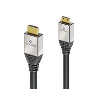 sonero® Premium 3,00m Mini HDMI Cable, câble HDMI Haut débit avec Ethernet, 4K / UHD / 60Hz, 18 Gbps, Noir