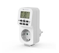 sonero Prise Thermostat numérique - Régulateur de température - Chauffage - Refroidissement - avec capteur Interne - pour Terrarium, Serre, fumoir - Protection Contre Le Gel - 3600 W - Blanc