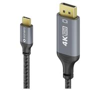 sonero SPC-V200-020 câble vidéo et adaptateur 2 m USB Type-C DisplayPort Noir, Gris
