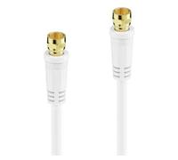 sonero X-SATC010-020 câble coaxial 2 m Type F Blanc