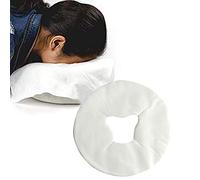 Sonew 100 Pièces Housses D'appui-tête Jetables Non Tissées, Housse de Support de Visage de 11,6 Pouces pour Table de Massage, avec Tissu Respirant pour Lit Facial de Salon de Spa (WHITE)