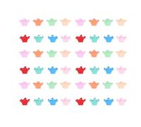Sonew 100 Pièces Mini Pinces à Cheveux, Petites Pinces à Cheveux en Forme de Couronne Mignonnes Petites Pinces à Cheveux Colorées à Forte Tenue pour Femmes Filles