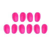 Sonew 10pcs Protège-oreilles en Silicone, Cache-oreilles Professionnels Légers pour la Douche, les Bouchons de Protection des Oreilles Imperméables pour la Teinture des Cheveux, la Douche, le Spa