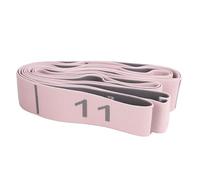Sonew 11 Boucles Bande Extensible de Yoga Sangle D'exercice élastique Bande D'étirement de Yoga pour la flexibilité avec Poignée Texturée Antidérapante Entraînement Complet du Cor (3)