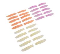 Sonew 15 Paires de Protège-Cils en Silicone, Tampon de Permanente de Cils Réutilisable, Outils de Maquillage pour Recourbe-cils pour la Maison et le Salon de beauté