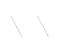 Sonew 2 Pièces Forets Hélicoïdaux de 3 Mm, Outil de Foret à Tarière à Tige Droite en Acier Rapide Extra Long de 160 Mm pour Bois, Plastique et Aluminium